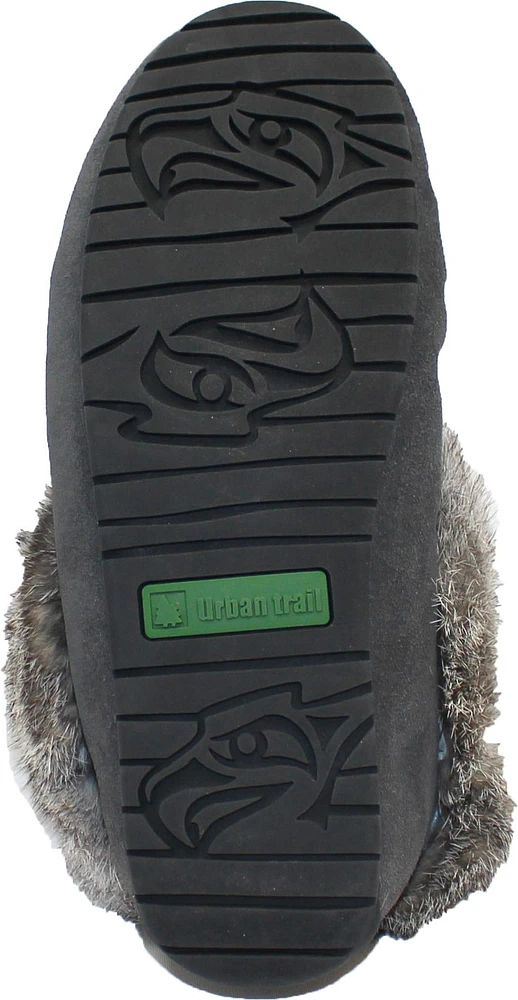 Hard Sole Charcoal Suede Slipper