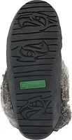 Hard Sole Charcoal Suede Slipper