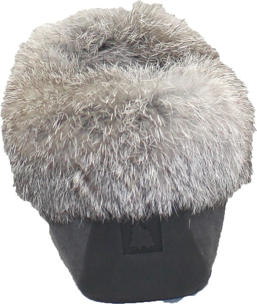 Hard Sole Charcoal Suede Slipper