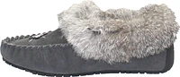 Hard Sole Charcoal Suede Slipper