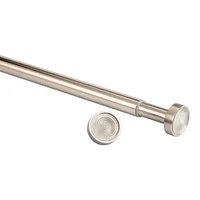 Brushed Nickel Curtain Tension Rod