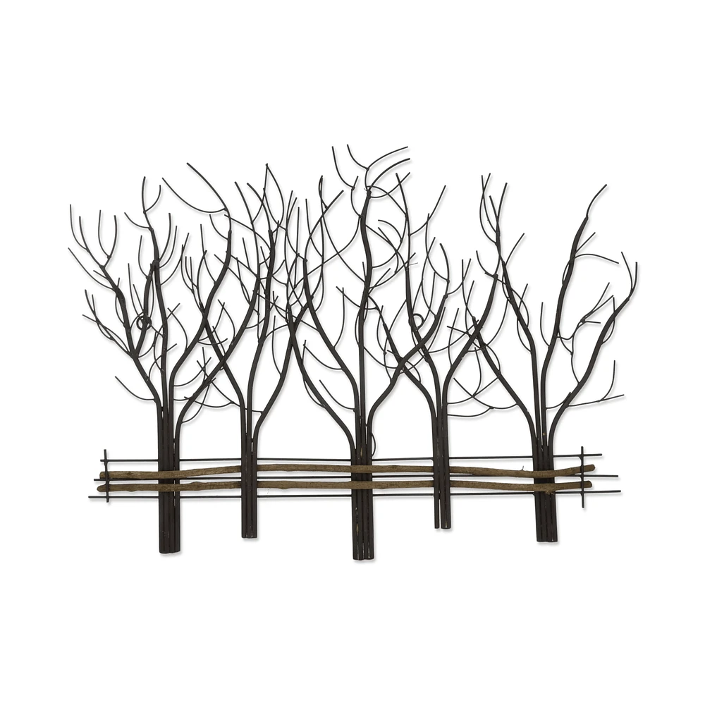 Metal Branches Wall Art