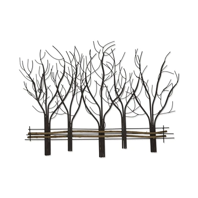 Metal Branches Wall Art