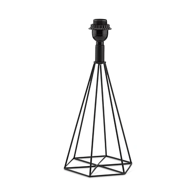 Metal Wire Prism Lamp Base