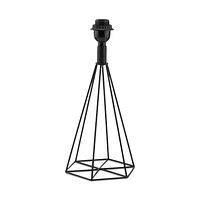 Metal Wire Prism Lamp Base