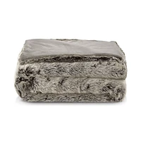 Wolf Faux Fur Throw