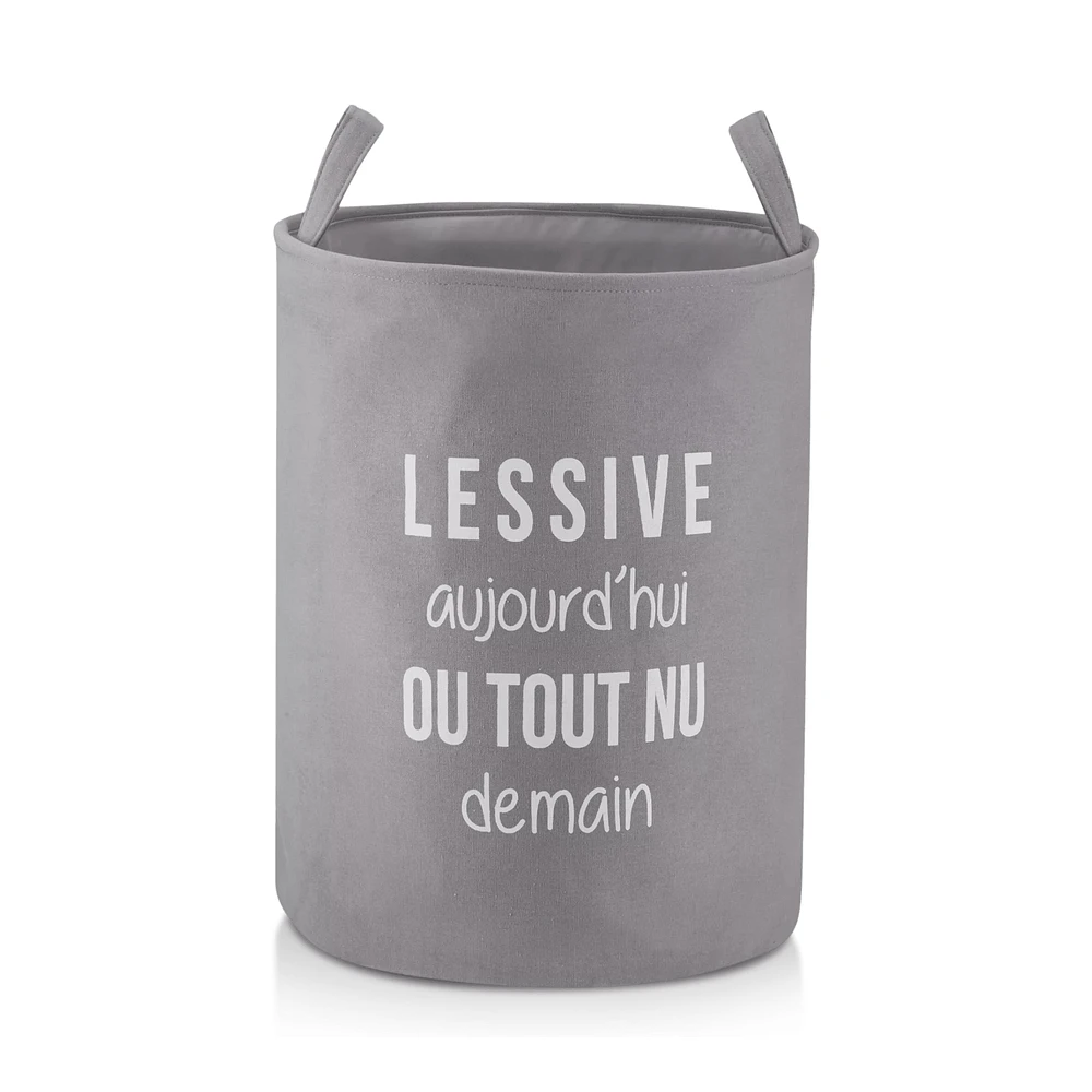 Laundry Typography Hamper