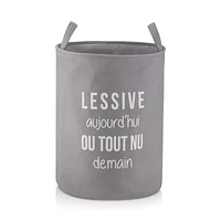 Laundry Typography Hamper