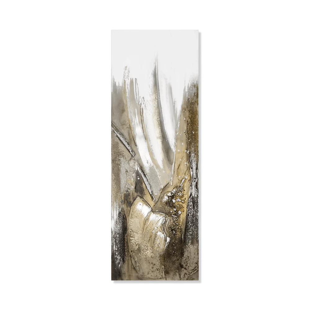 Abstract Heavy Textured Oil Painted Canvas