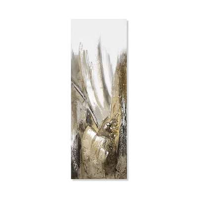 Abstract Heavy Textured Oil Painted Canvas