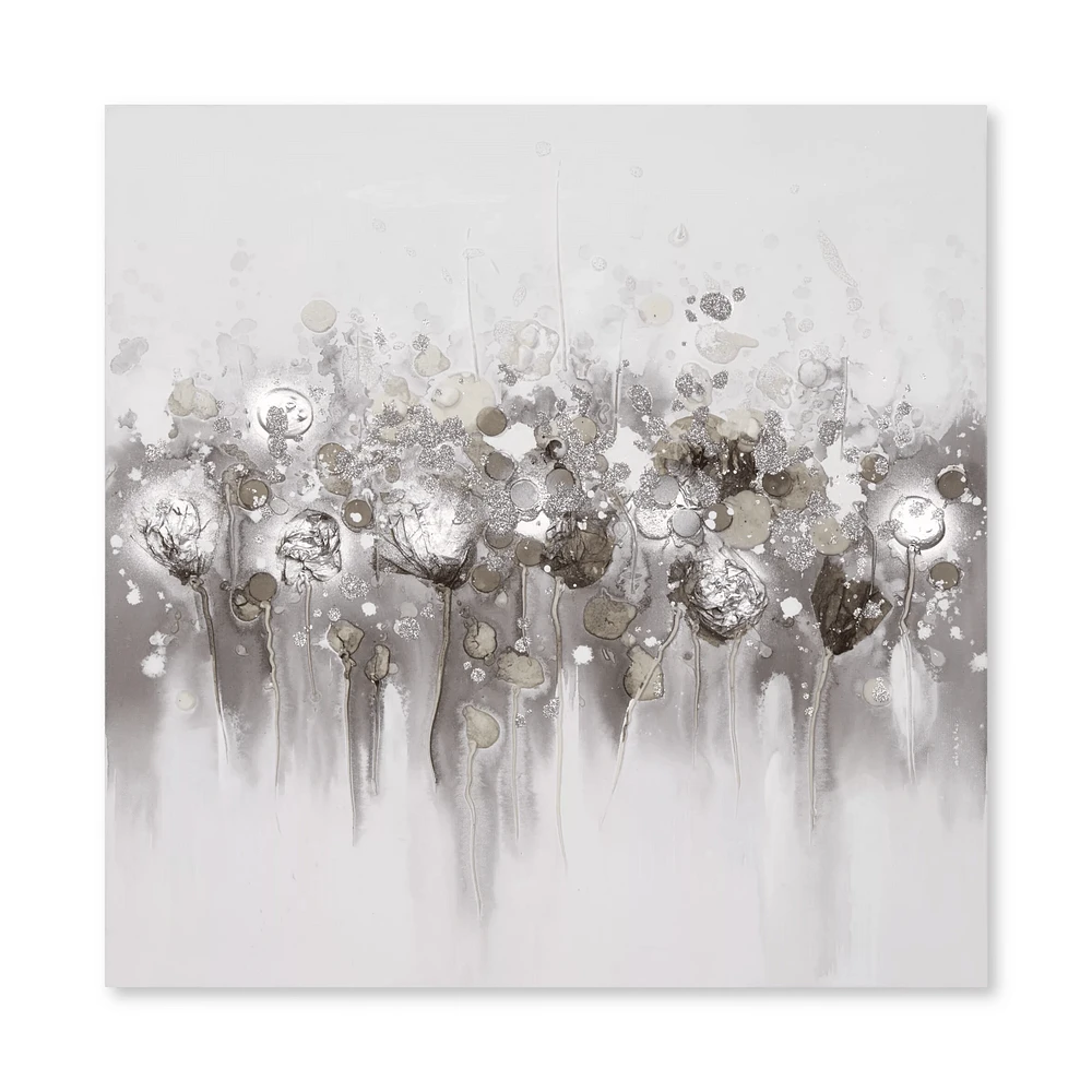 Abstract Oil Painted Canvas
