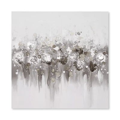 Abstract Oil Painted Canvas