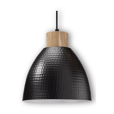 Metal and Wood Ceiling Lamp