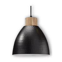 Metal and Wood Ceiling Lamp