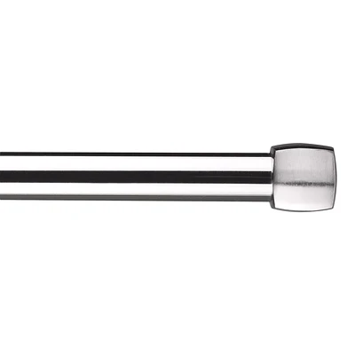 Silver Melbourne Curtain Rod Set - Diameter 25mm