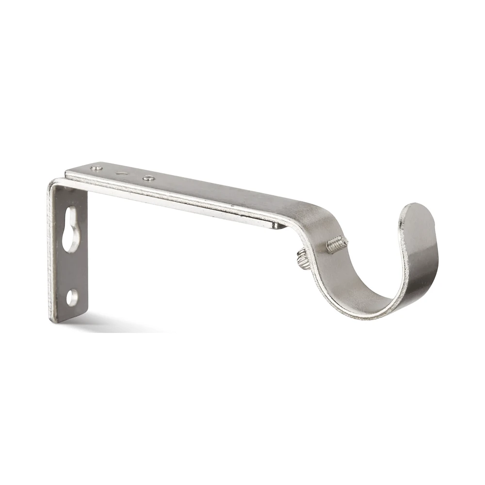 Brushed Nickel Brackets