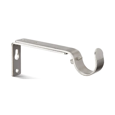 Brushed Nickel Brackets