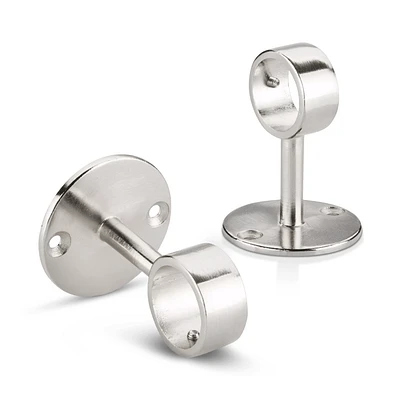 Brushed Nickel Ceiling Brackets 22/25 mm