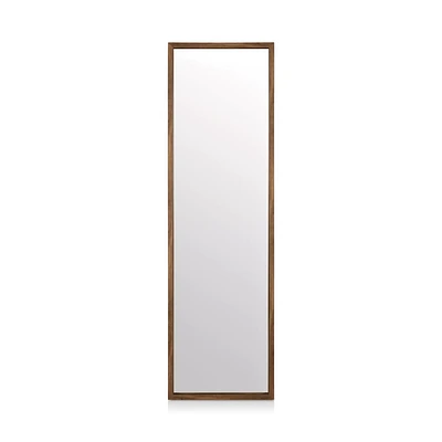 Full-Length Mirror with Wood-Like Frame