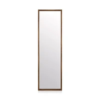 Full-Length Mirror with Wood-Like Frame
