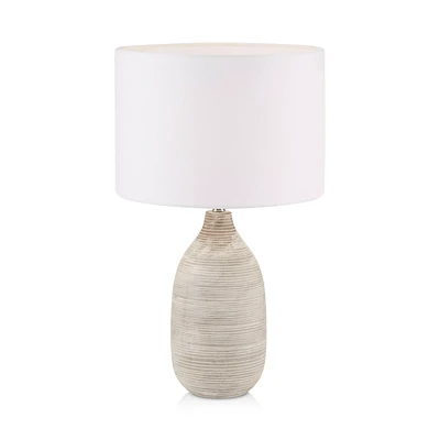 Striped Ceramic Table Lamp