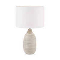 Striped Ceramic Table Lamp
