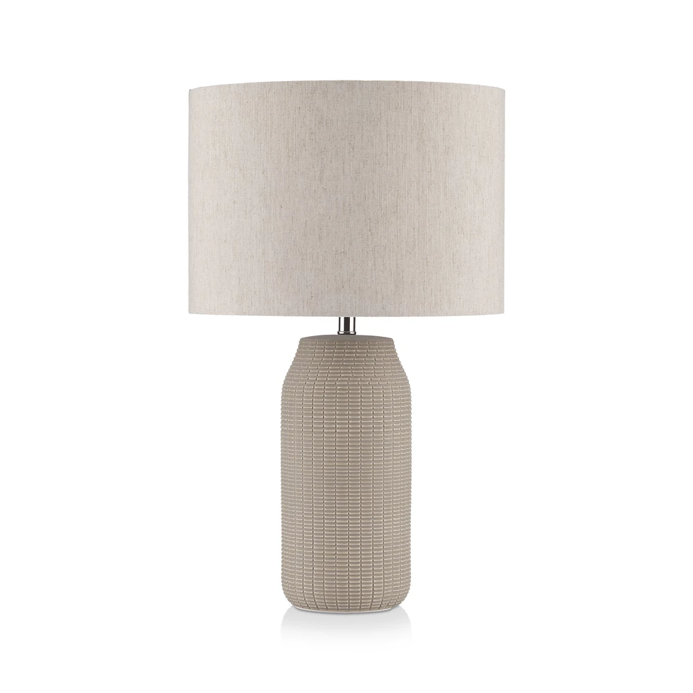 Patterned Ceramic Table Lamp