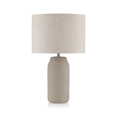 Patterned Ceramic Table Lamp