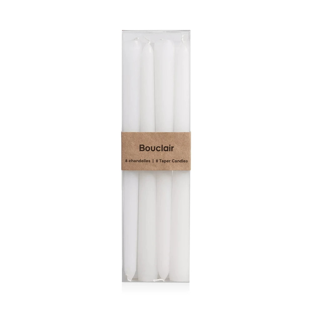 Pack of 8 Taper Candles