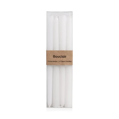 Pack of 8 Taper Candles