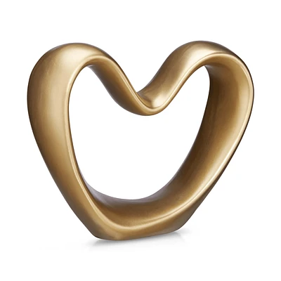 Gold Decorative Ceramic Heart