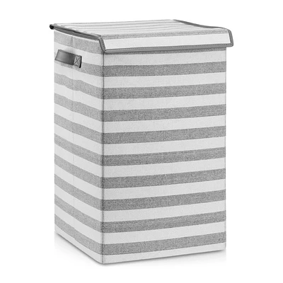 Striped Foldable Hamper