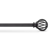 Black Coppola Curtain Rod Set