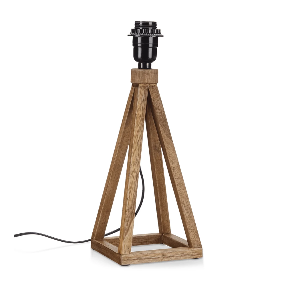 Wood Prism Lamp Base
