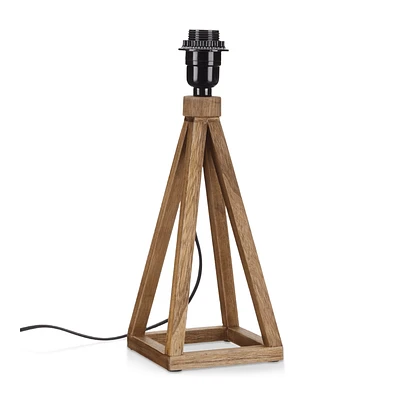 Wood Prism Lamp Base