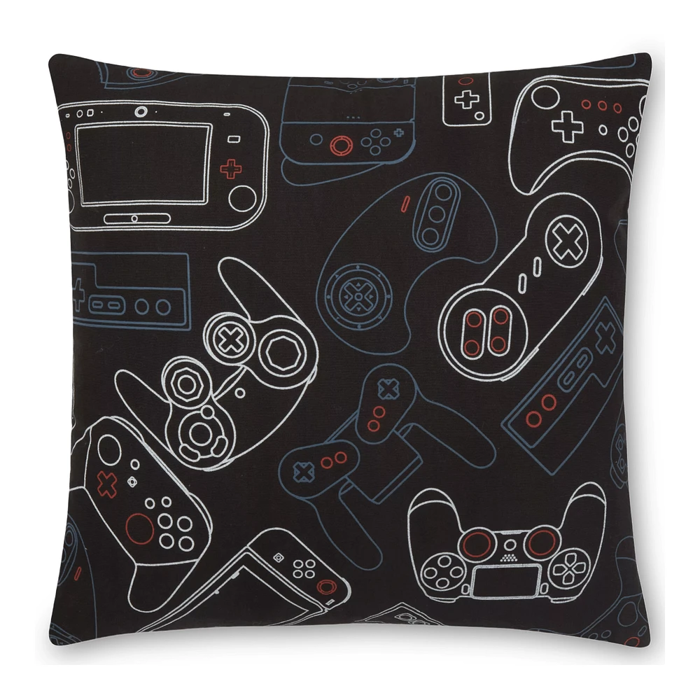 Gaming Controllers Decorative Pillow