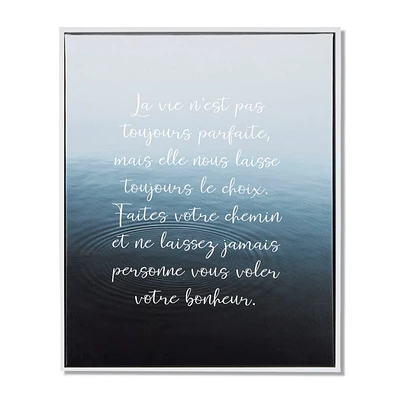 Faites votre chemin Printed Framed Art