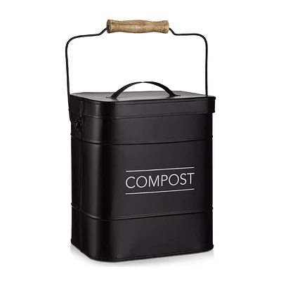 Compost Rustic Metal Bin