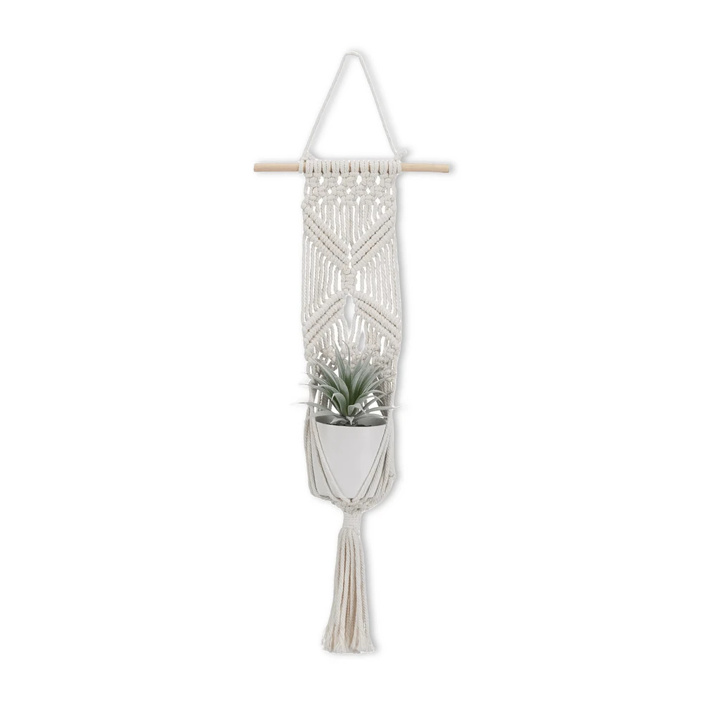 Macrame Potted Greenery