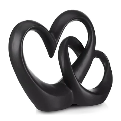 Decorative Ceramic Double Heart