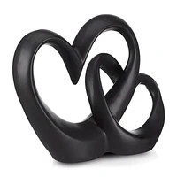 Decorative Ceramic Double Heart