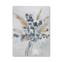 Eucalyptus and Pampas Watercolour Canvas