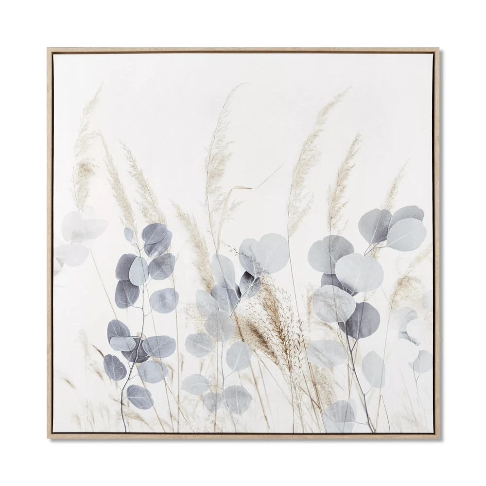Framed Eucalyptus and Pampas