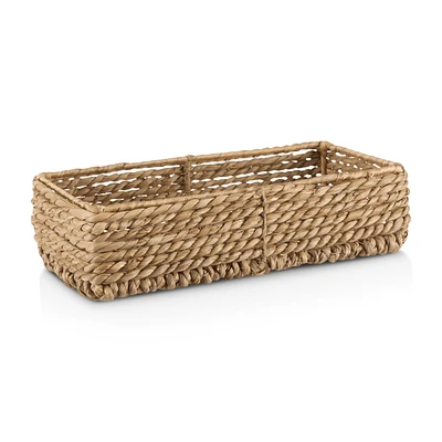Rectangular Natural Fiber Storage Tray