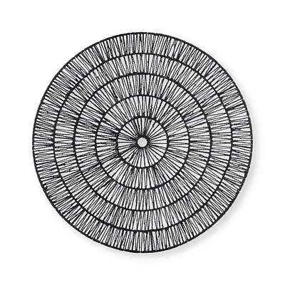 Black Seagrass Decorative Wall Plaque