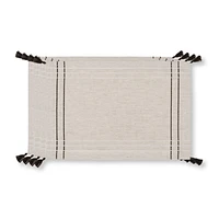 Set of 4 Fabric Placemats with Tassels