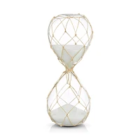 30-Minute Decorative Hourglass with White Sand 7 x 20 cm.