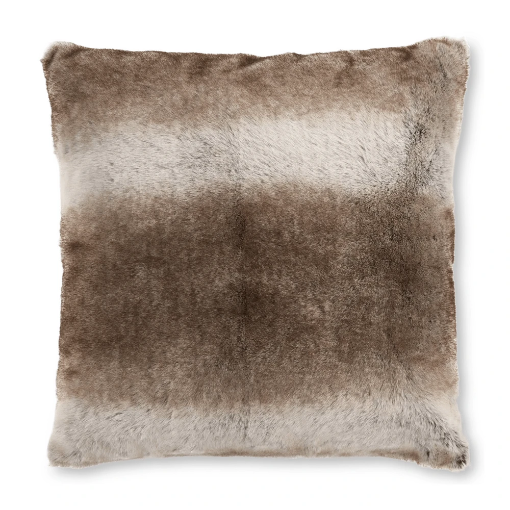 Oversized Wolf Faux Fur Decorative Pillow