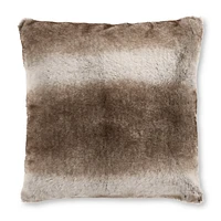 Oversized Wolf Faux Fur Decorative Pillow