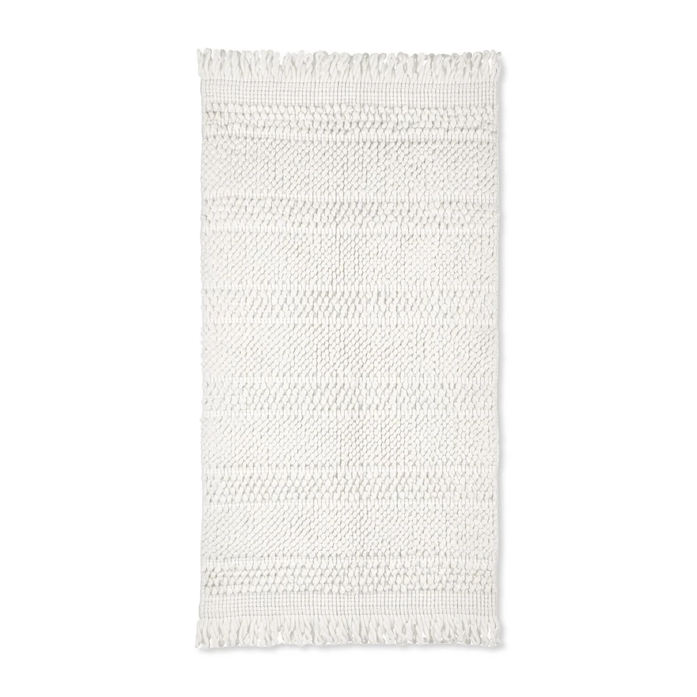 Textured Boho Bath Mat